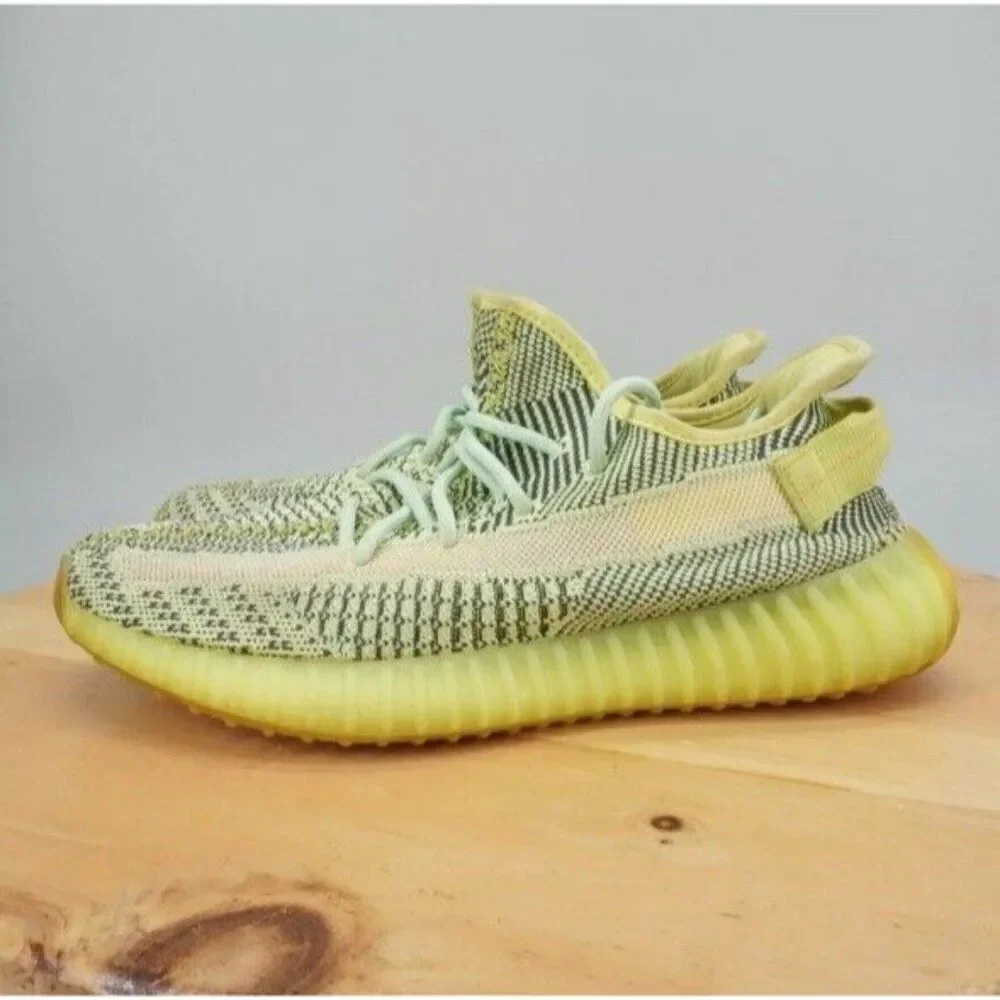 adidas Yeezy Boost 350 V2 Mens Size 8.5 Shoes Yeezreal Non Reflective Neon Black